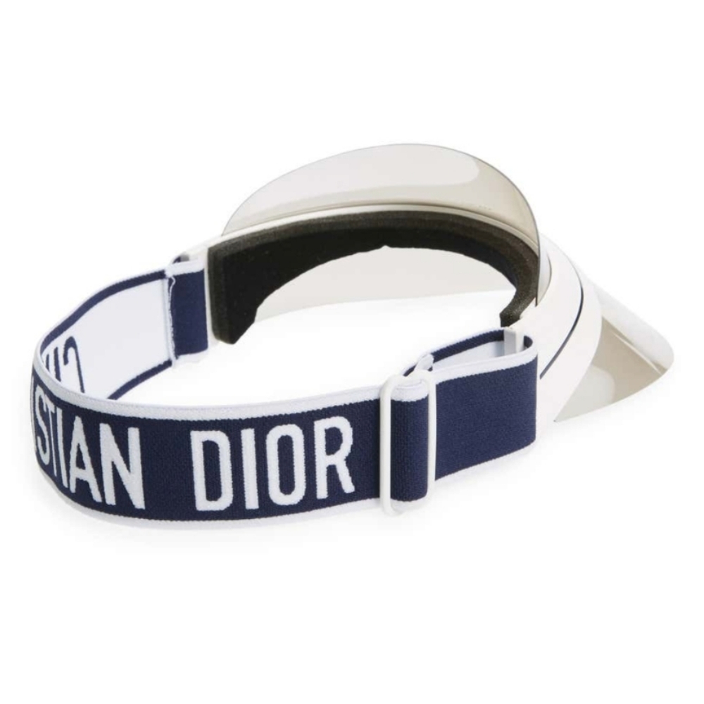Christian Dior Navy White Trim Visor Hat - Picture 5 of 12